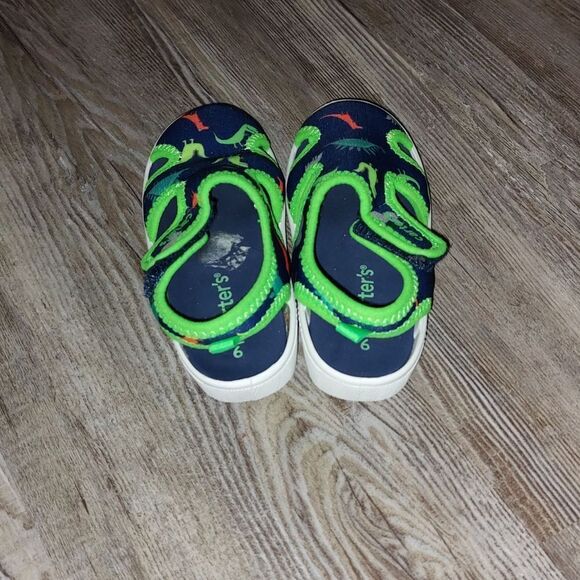 Carter's dinosaur water beach shoes Sz 9 - Picture 5 of 7
